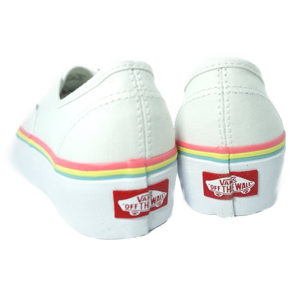VANS AUTHENTIC PLATFORM WOMEN'S LOW TOP SNEAKERS - Picture 6 of 9